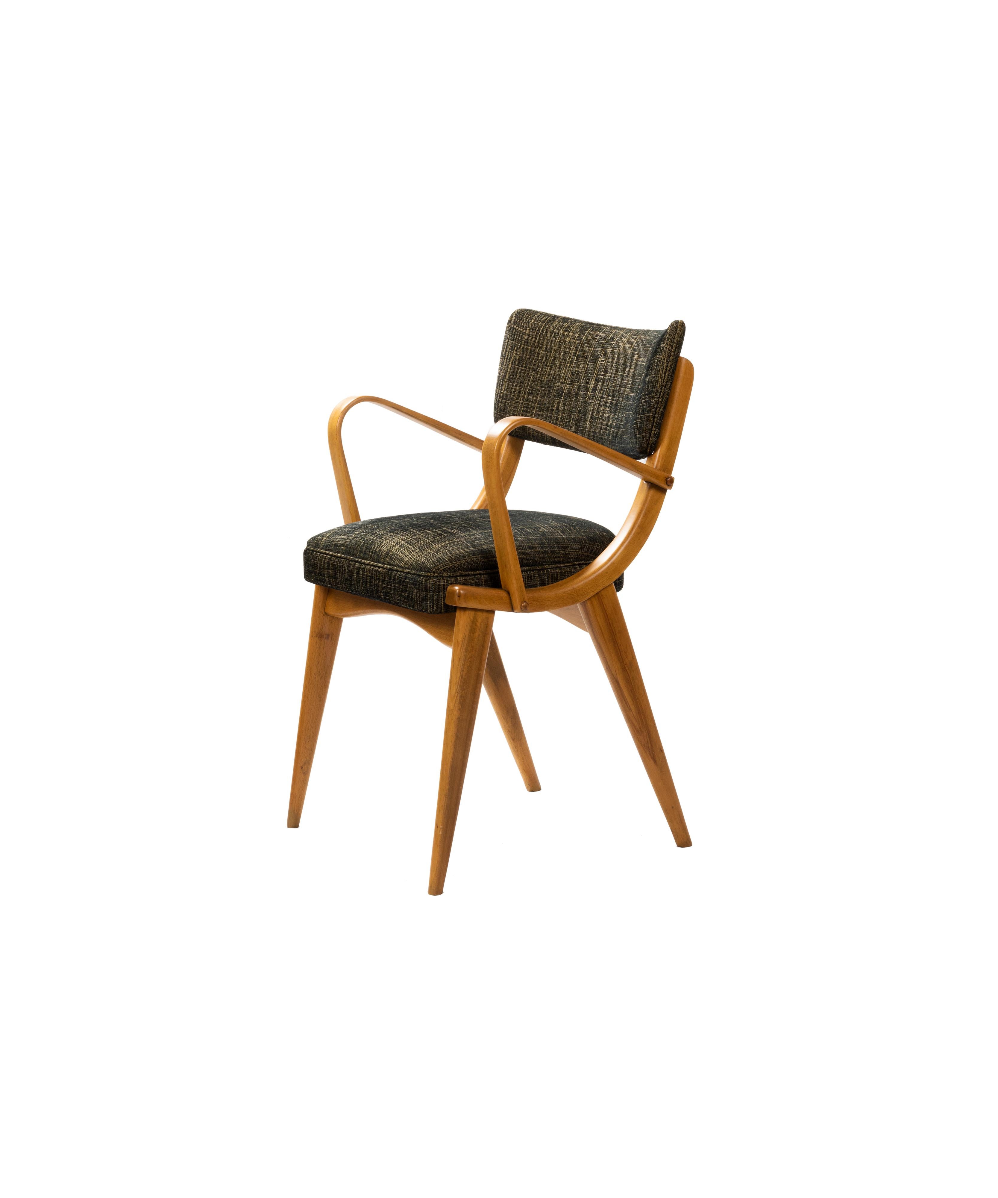 Danese Set di 4 poltrone di metà secolo, (1952 - 1960), Danimarca in vendita