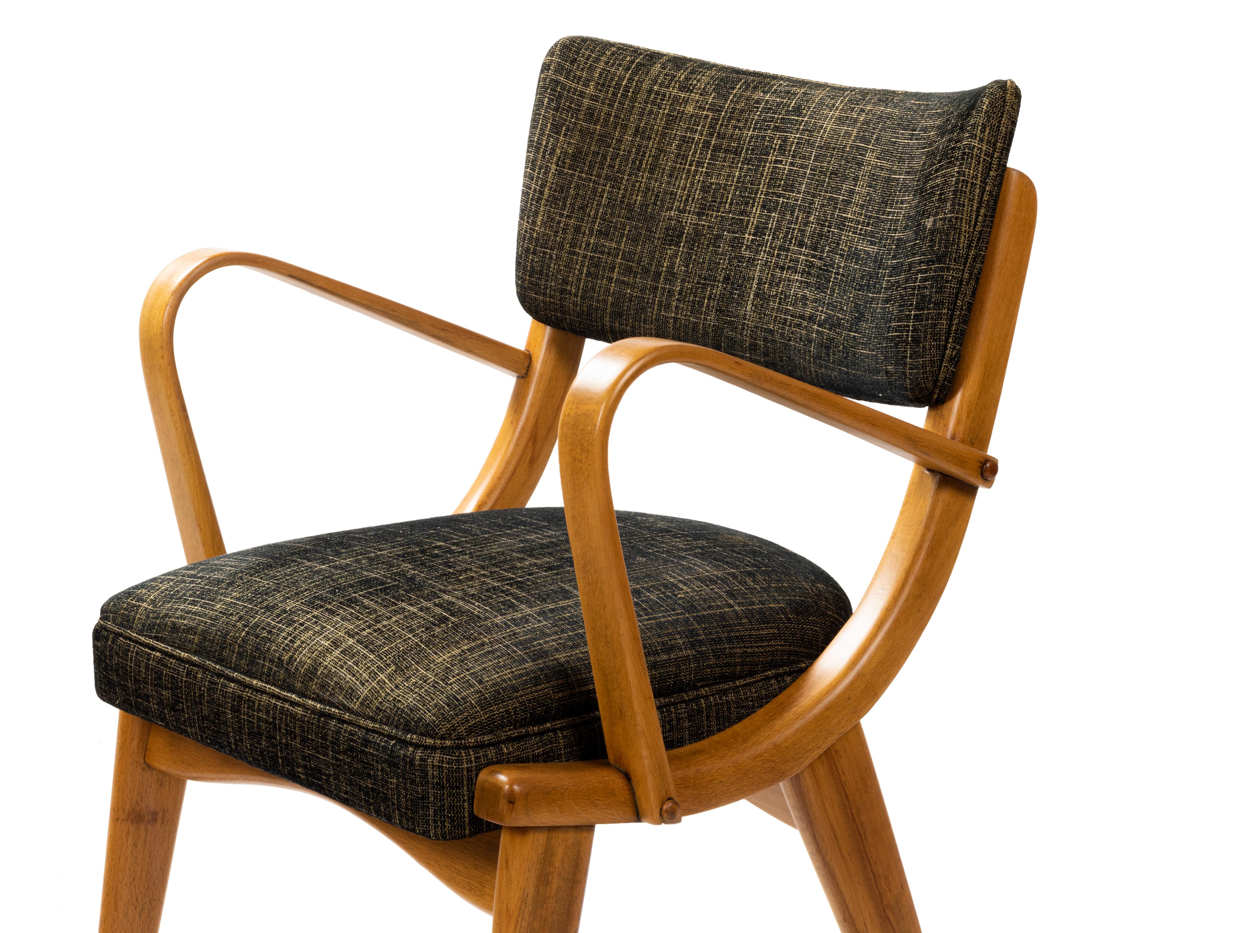 Mid Century Period Set Of danish Armchairs, (1952 - 1960), Denmark    In Excellent Condition For Sale In Lisbon, PT