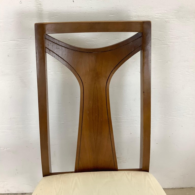 MidCentury "Perspecta" Line Dining Chairs After Kent Coffey, Set of