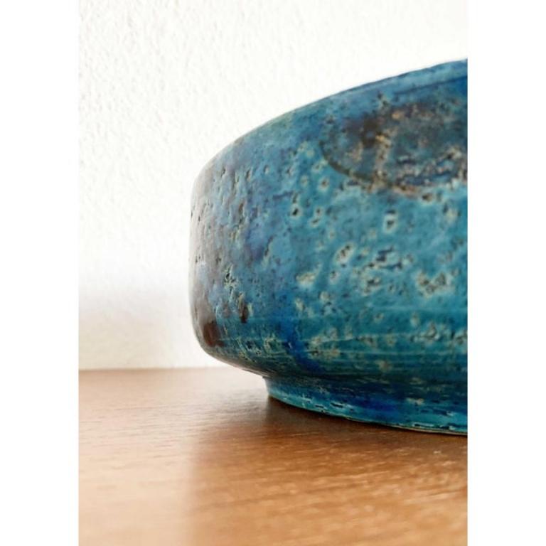 XX secolo Ciotola in ceramica Pesce di metà secolo di Aldo Londi per Bitossi, Italia, anni '60 in vendita