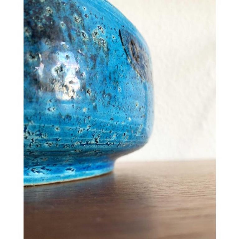 Ciotola in ceramica Pesce di metà secolo di Aldo Londi per Bitossi, Italia, anni '60 in vendita 2