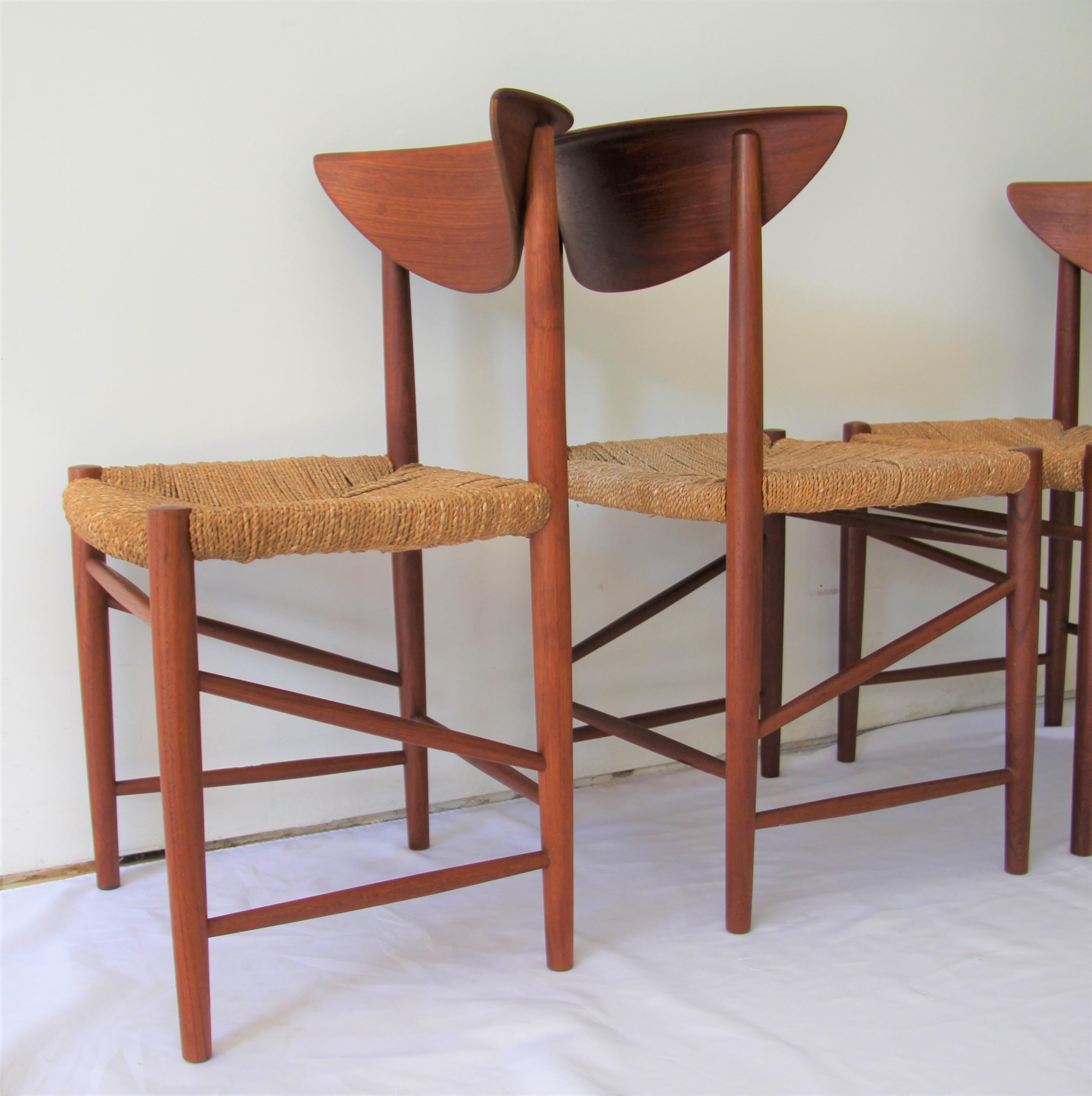 Midcentury Peter Hvidt & Orla Molgaard-Nielsen Teak Dining Chairs, Set of 6 1