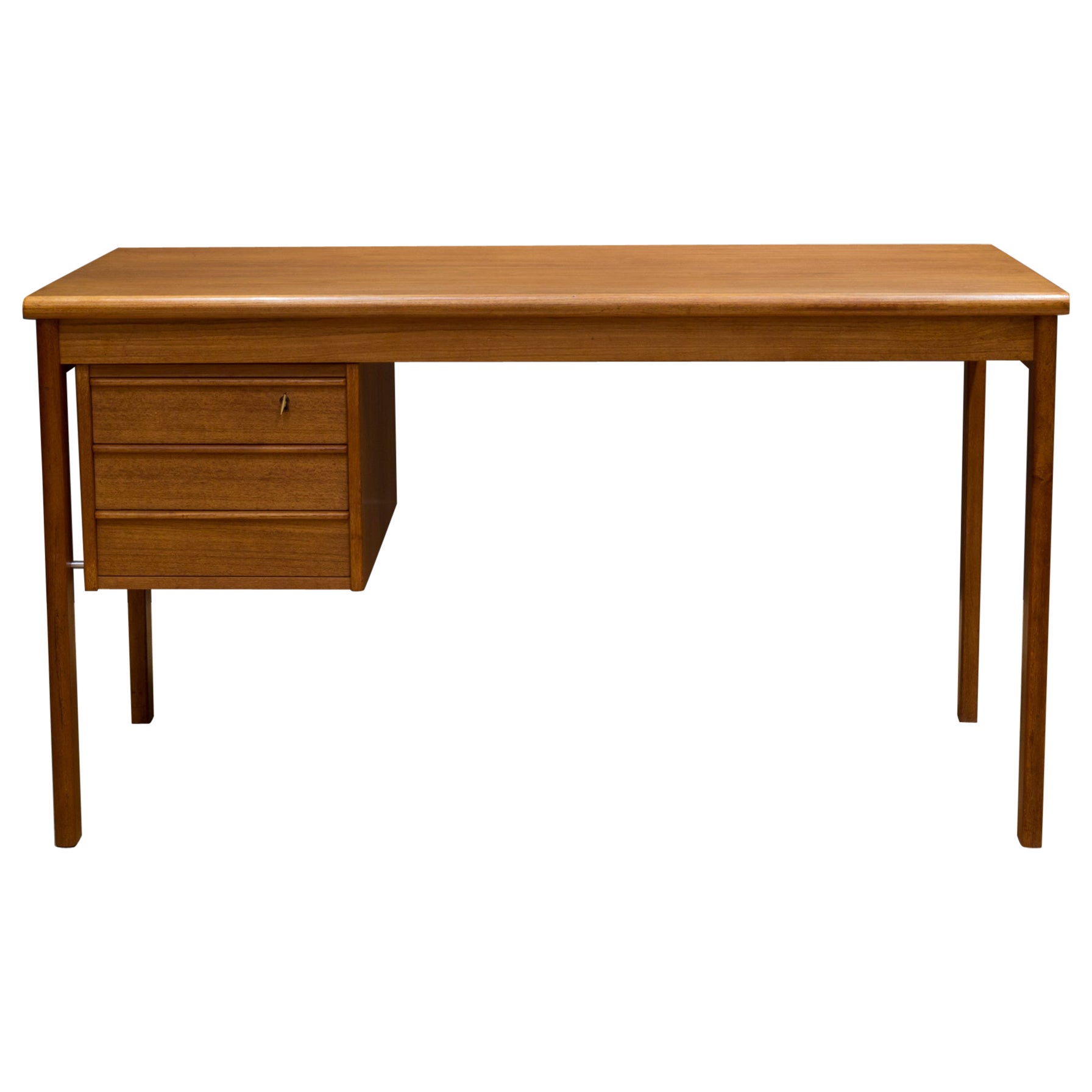 Mid-Century Peter Lovig Nielsen Teak Desk with Sliding Top C.1960