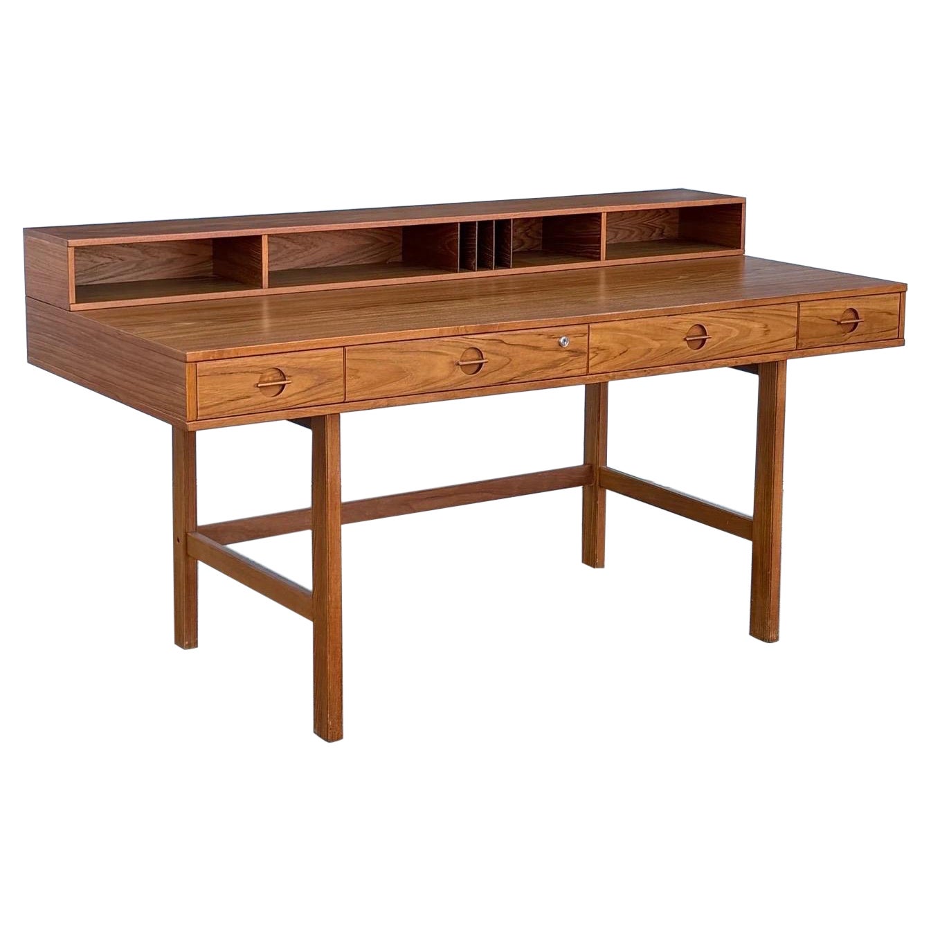 Peter Løvig Flip-Top-Schreibtisch aus der Jahrhundertmitte