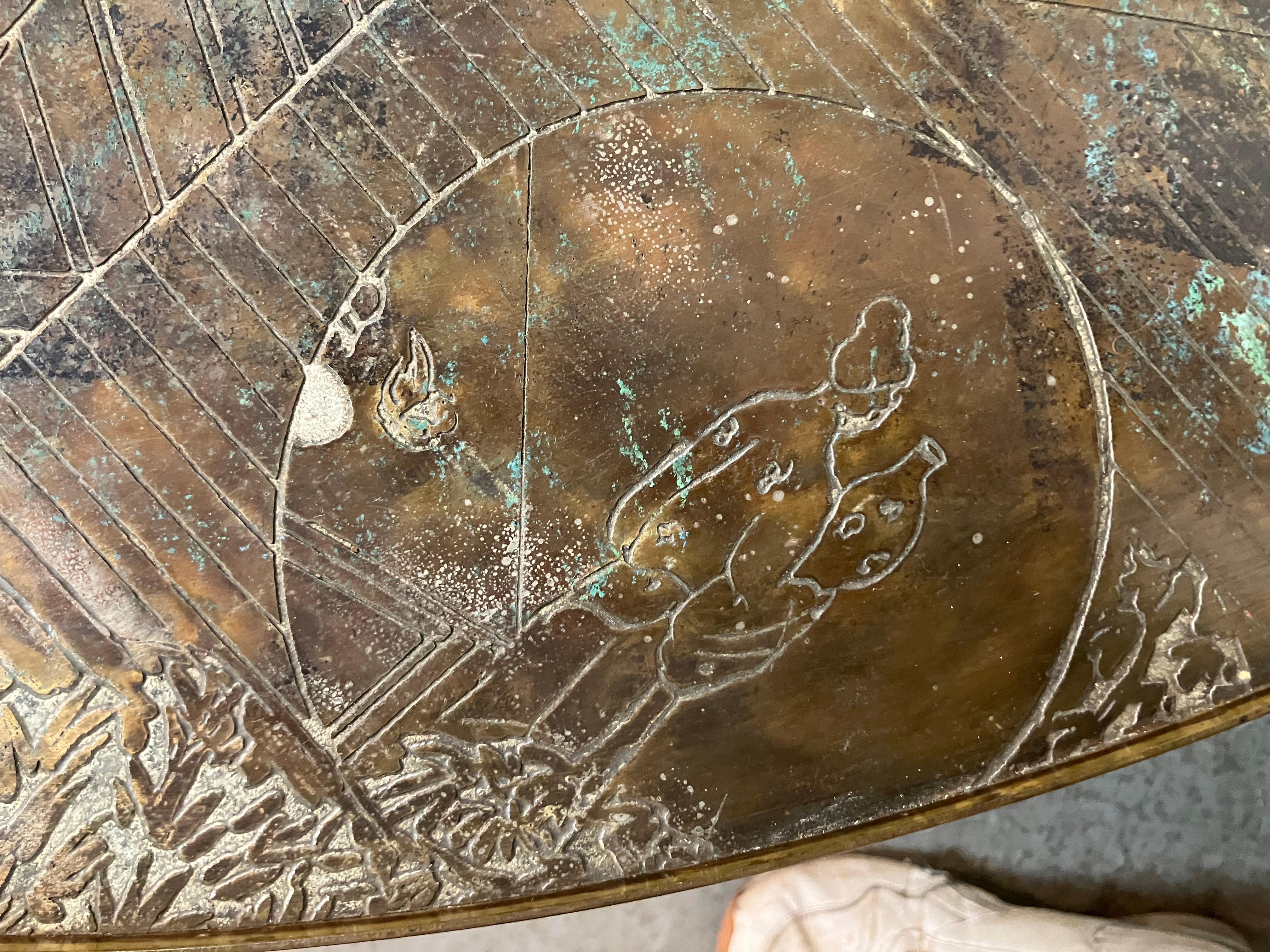 Mid-Century Pewter & Bronze 