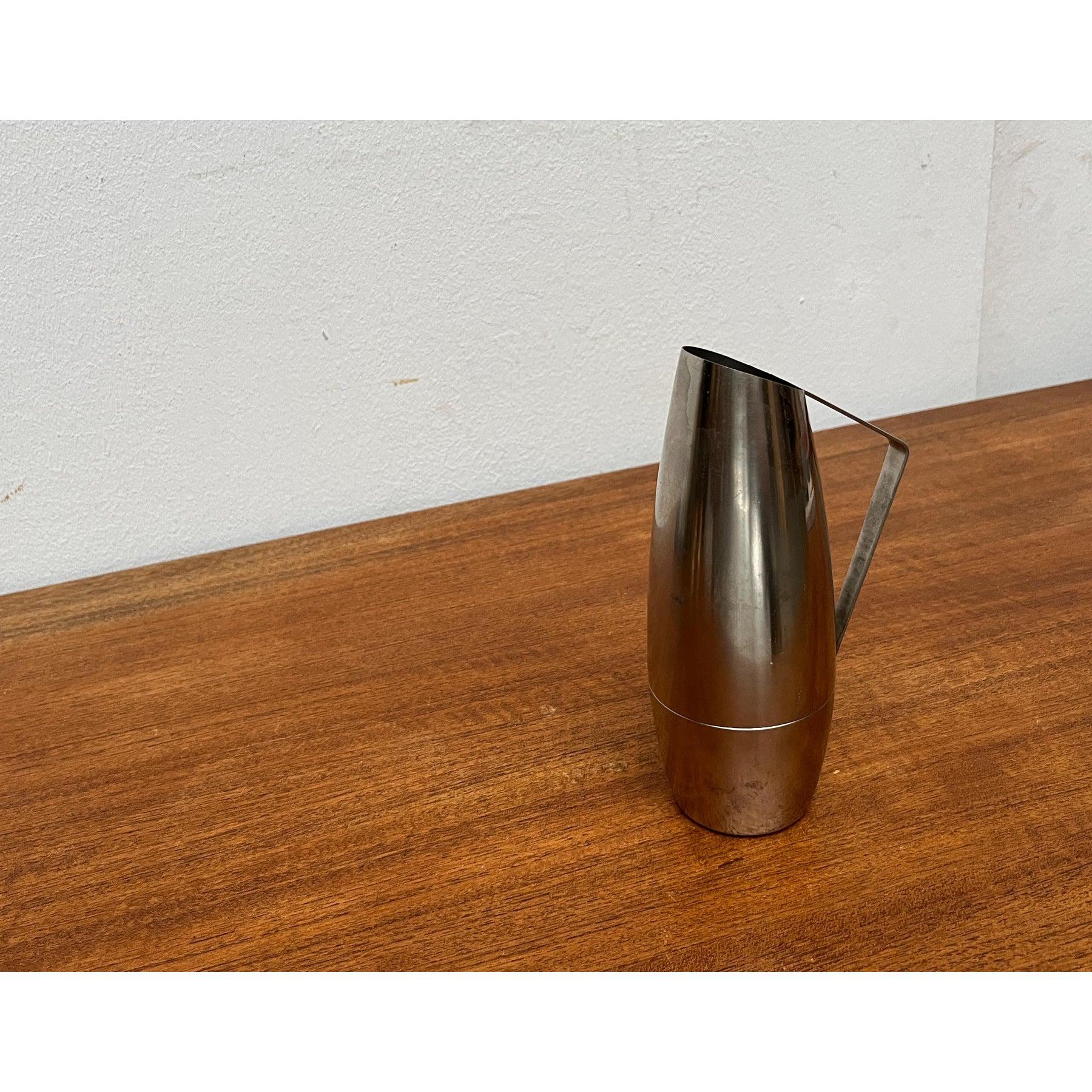 Mid-Century moderno Vaso a caraffa in peltro di metà secolo di Dovo Holland Pewter, anni '60 in vendita
