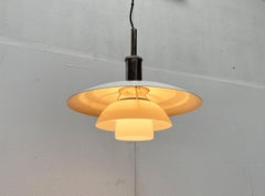 Mitte des Jahrhunderts Ph 4 1/2 - 4u2028 Metall-Glas-Anhänger Poul Henningsen Louis Poulsen