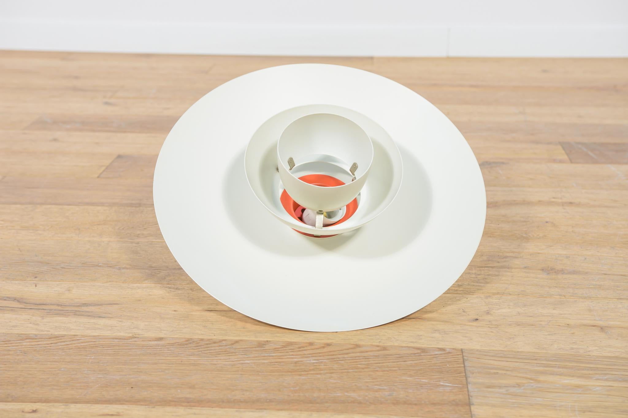 Chrome Mid-Century PH4 Pendant Lamp by Poul Henningsen for Louis Poulsen, Denmark, 1960 For Sale