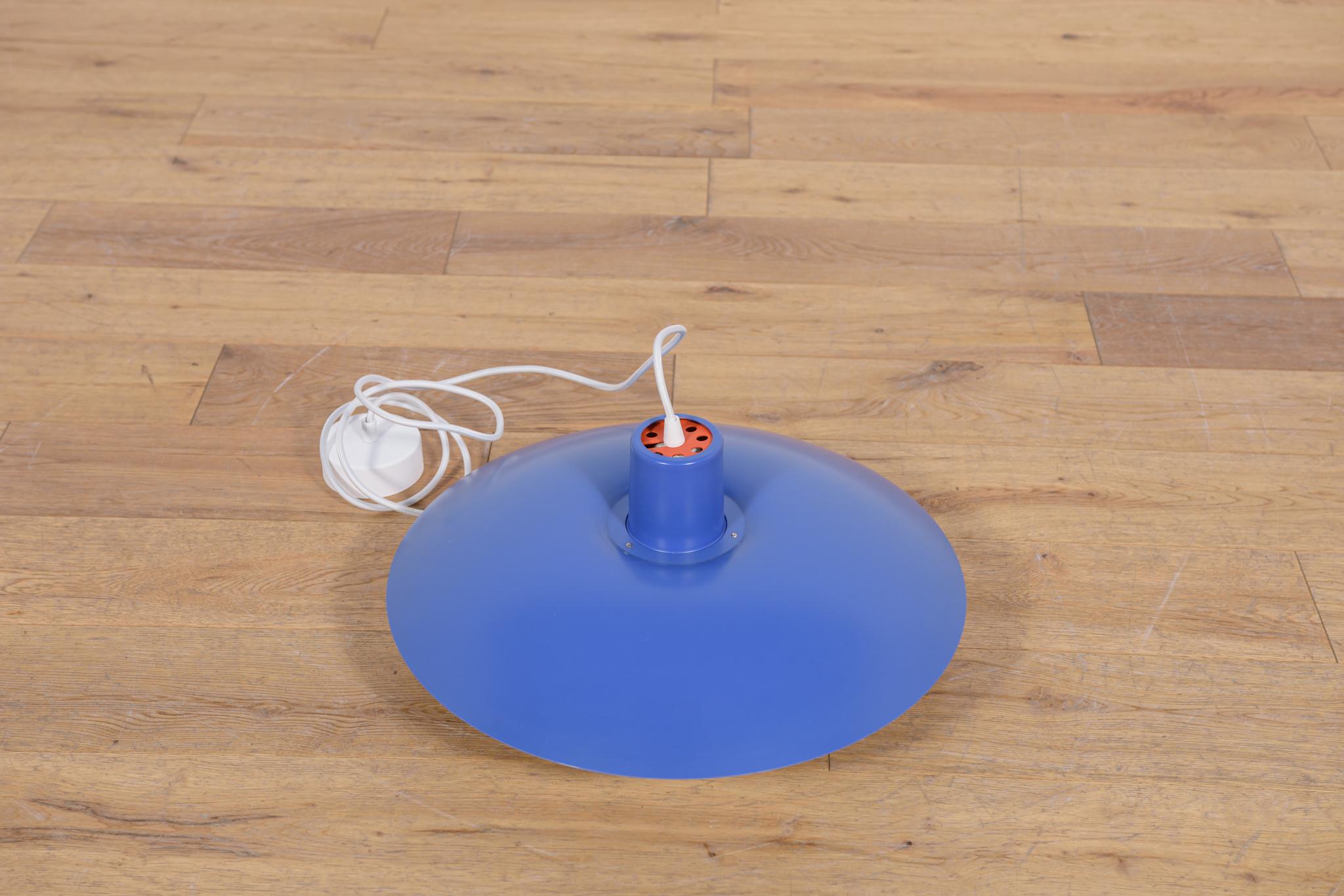 Aluminum Mid-Century PH4 Pendant Lamp by Poul Henningsen for Louis Poulsen, Denmark, 1960 For Sale