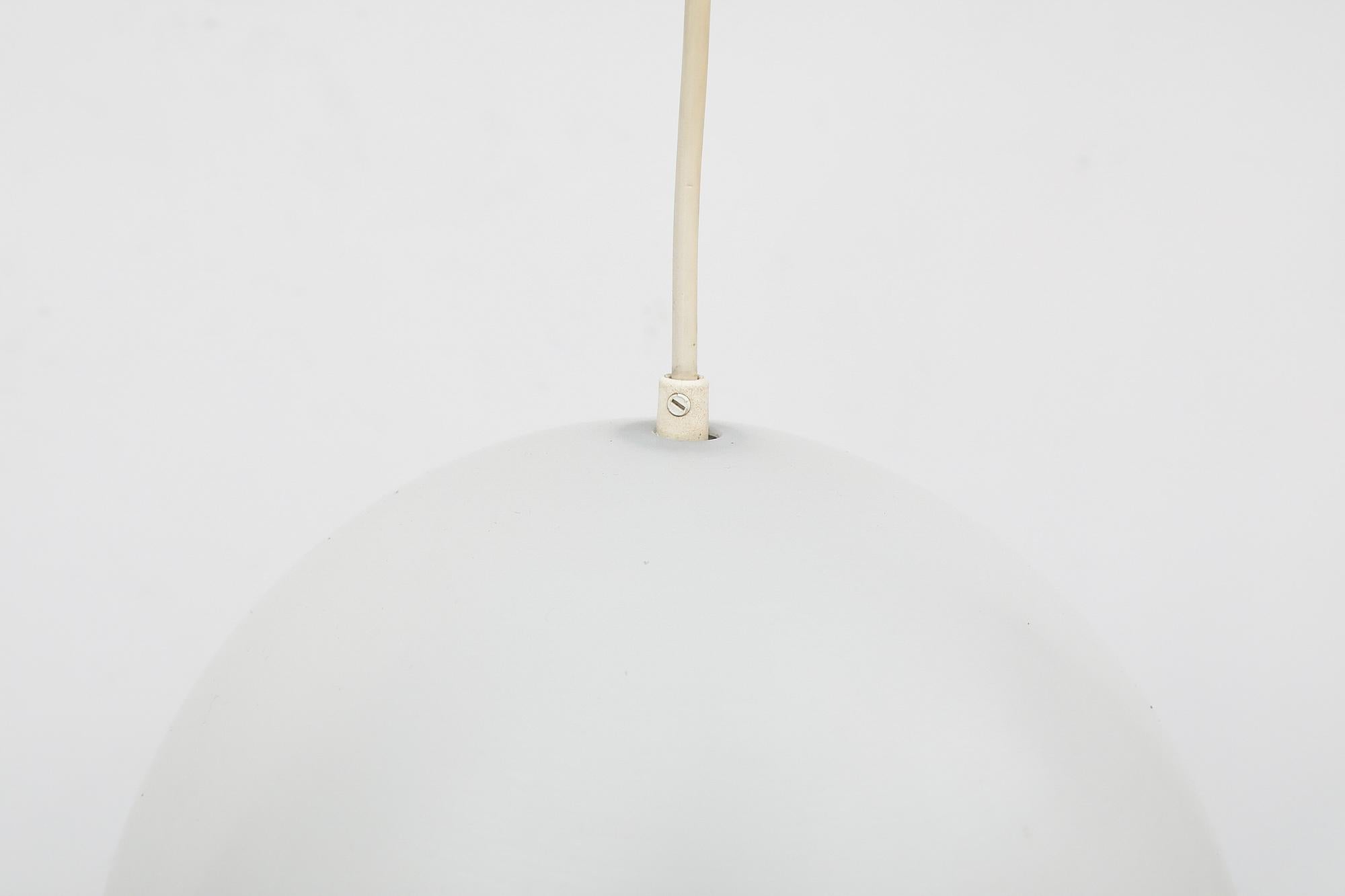 Mid-Century Philips Plexiglass Globe Pendant Lights For Sale 8