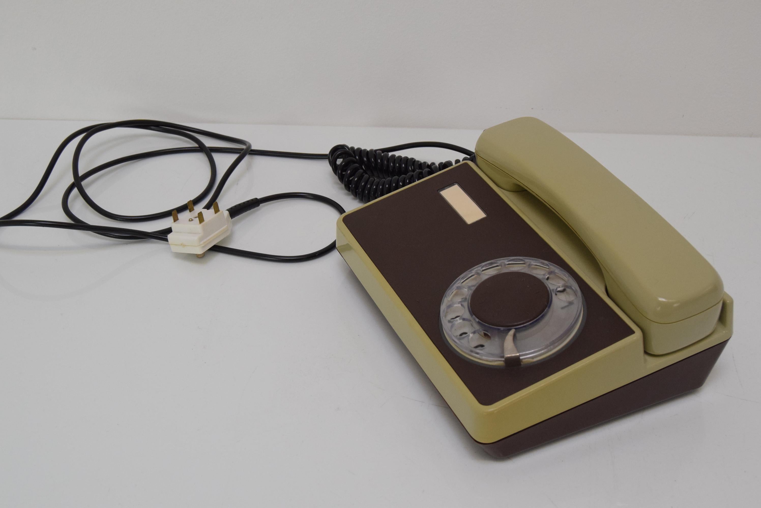 Czech Mid-century Phone Tesla, 1980's.  For Sale