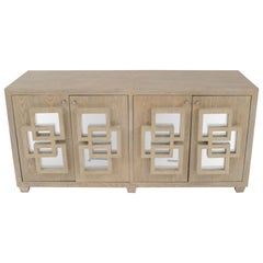 Mid-Century Pickled Oak Sideboard
