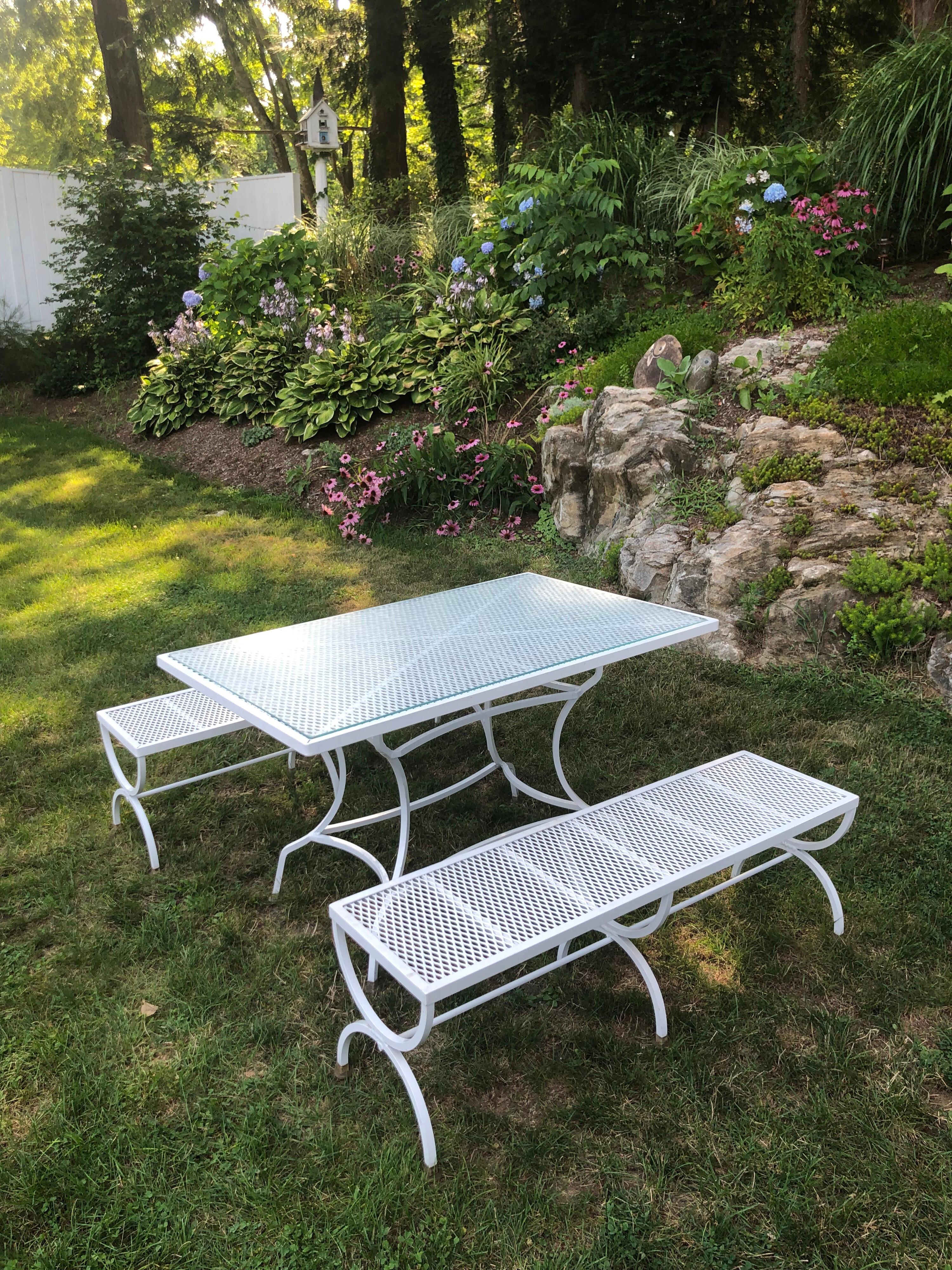 mid century modern picnic table