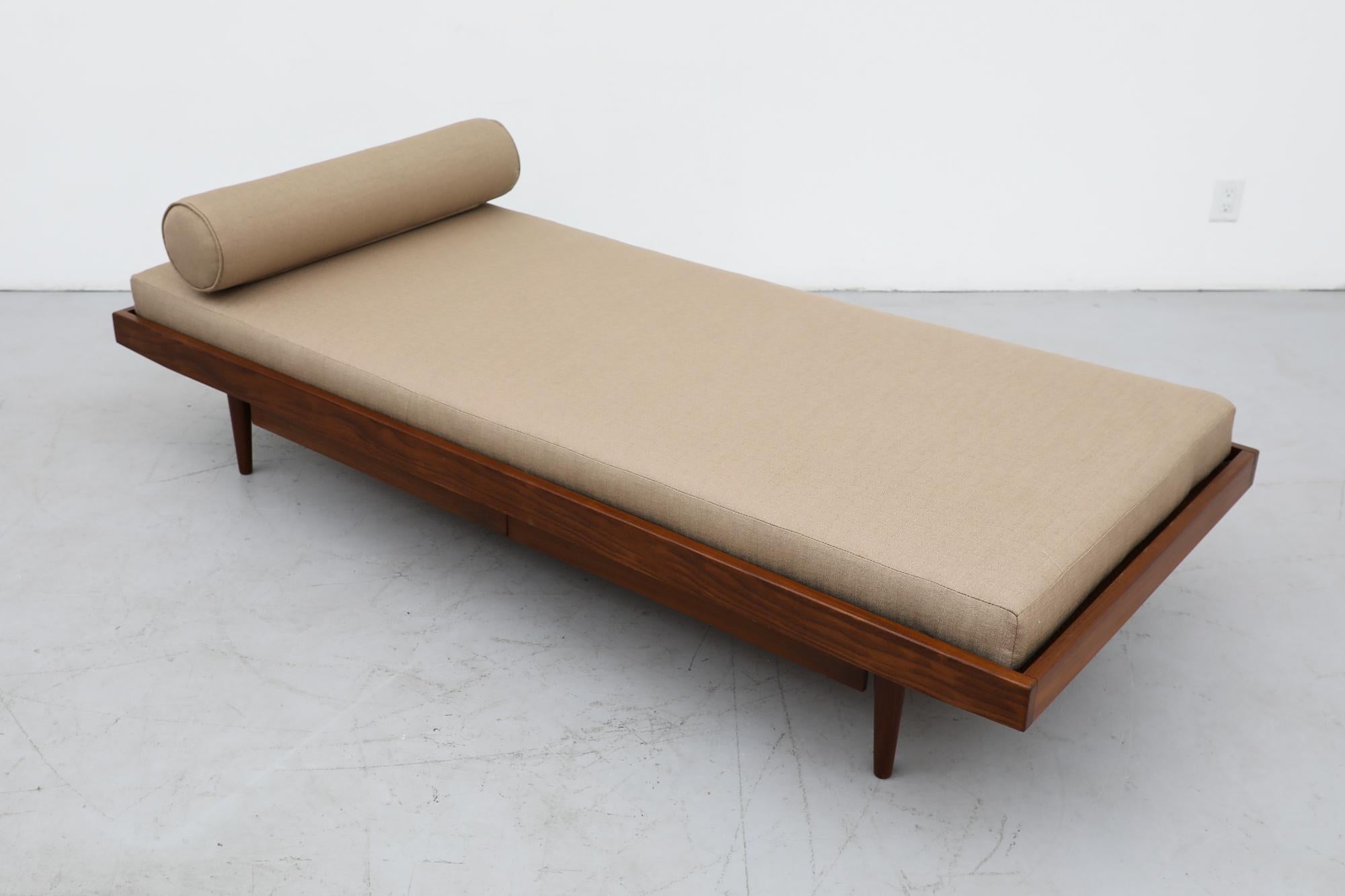 Midcentury Pierre Chapo Inspired Teak Daybed with Storage Drawers 4