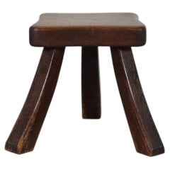 Mid-Century Pierre Chapo Style Tripod Milking Stool