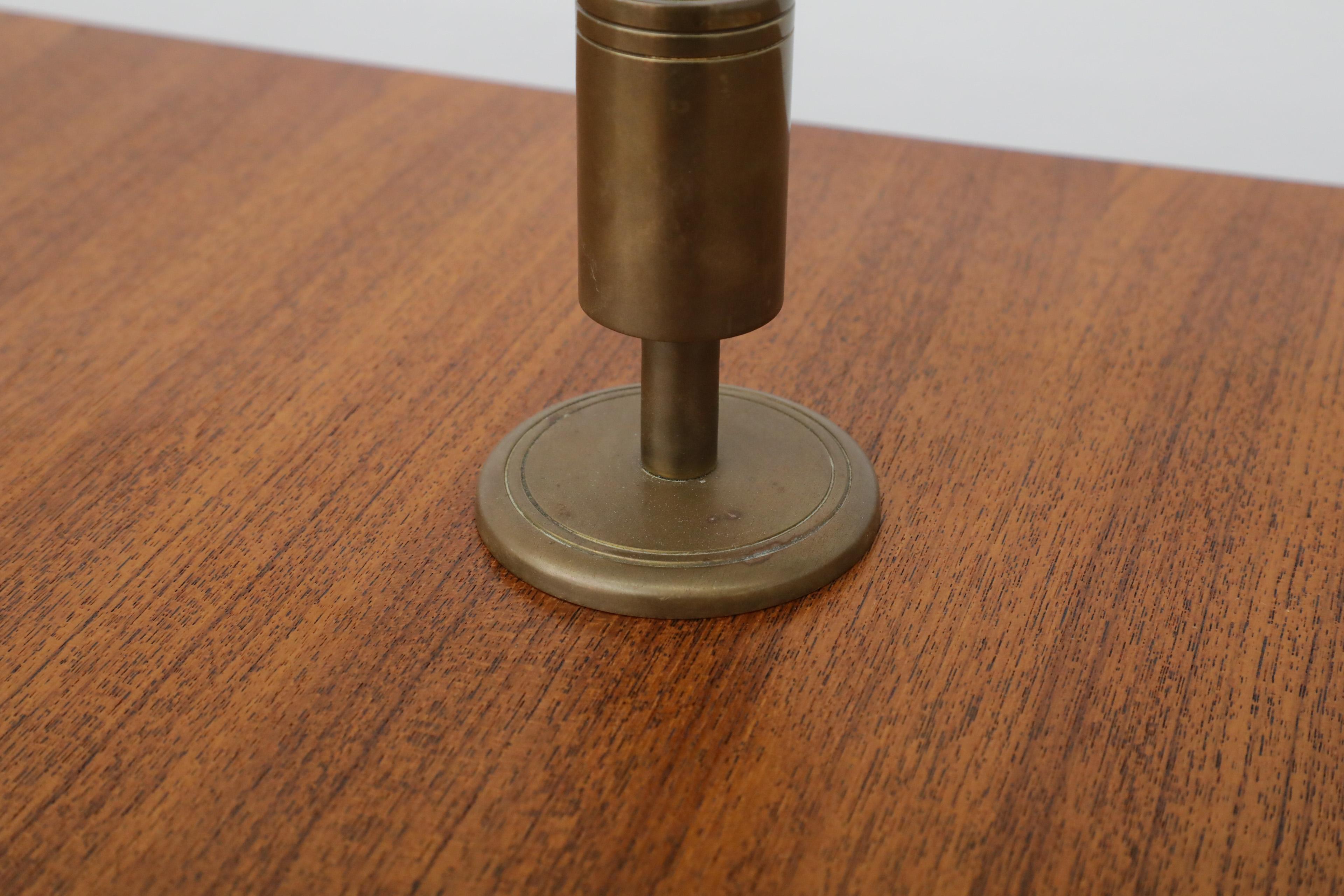 Mid-Century Pierre Forsell Style Bronze Candlestick Holder by Dantorp 6