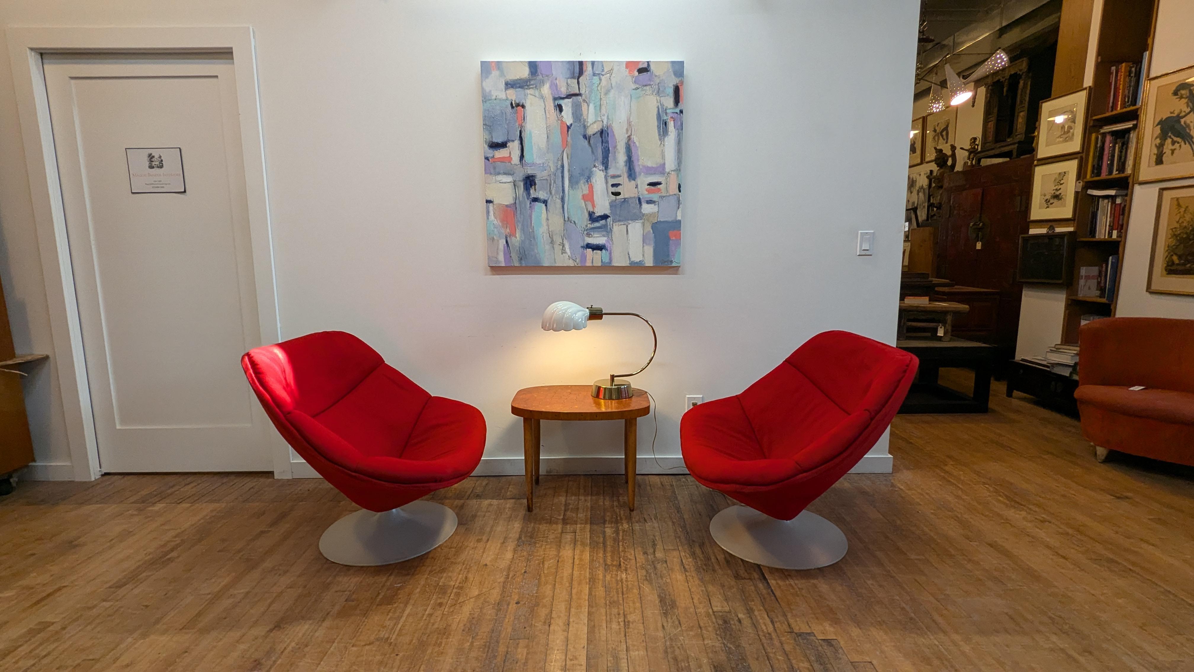 Fauteuils pivotants du milieu du siècle Pierre Paulin F557 pour Artifort en vente 5