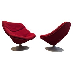 Dreh-Loungesessel aus der Mitte des Jahrhunderts Pierre Paulin F557 für Artifort