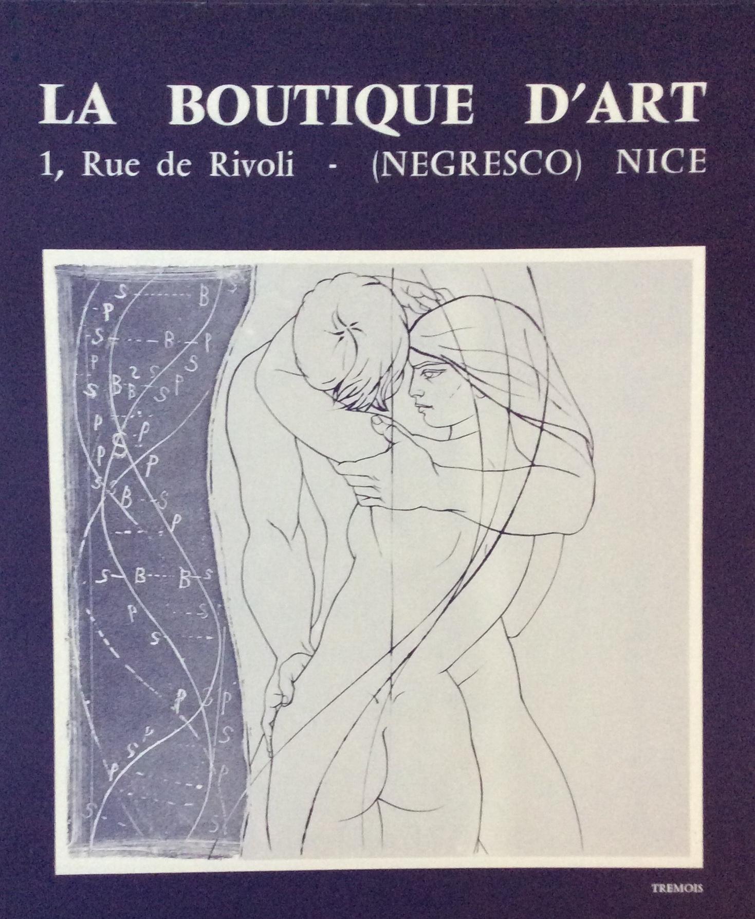 Mid-Century Modern Midcentury Pierre-Yves Tremois Art Exhibition Poster, 