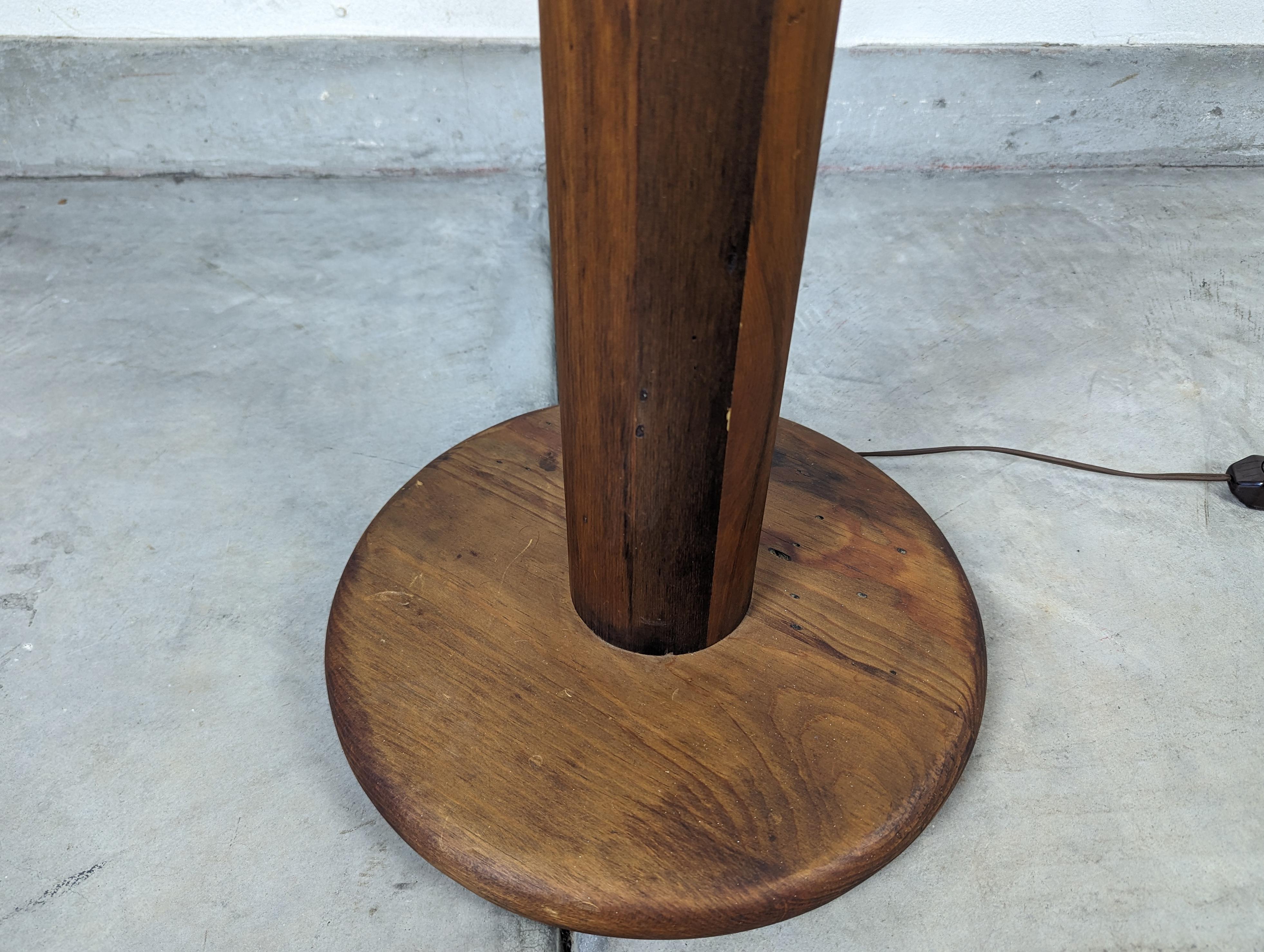 Late 20th Century Mid Century Pine Cactus Shaped Floor Lamp by Charles Gibilterra for Modeline