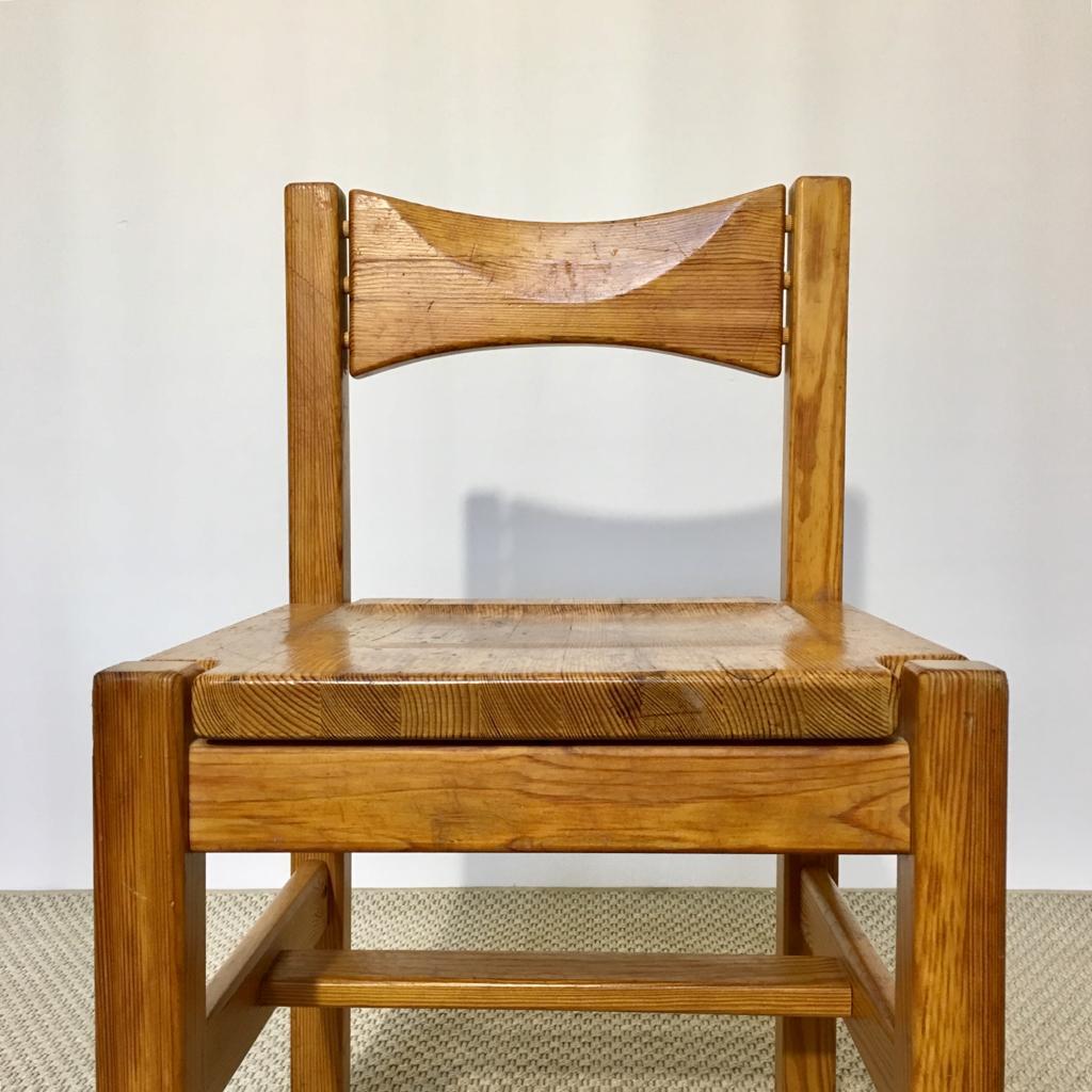 Midcentury Pine Chair by Ilmari Tapiovaara for Laukaan Puu Oy, Finland, 1960s For Sale 4
