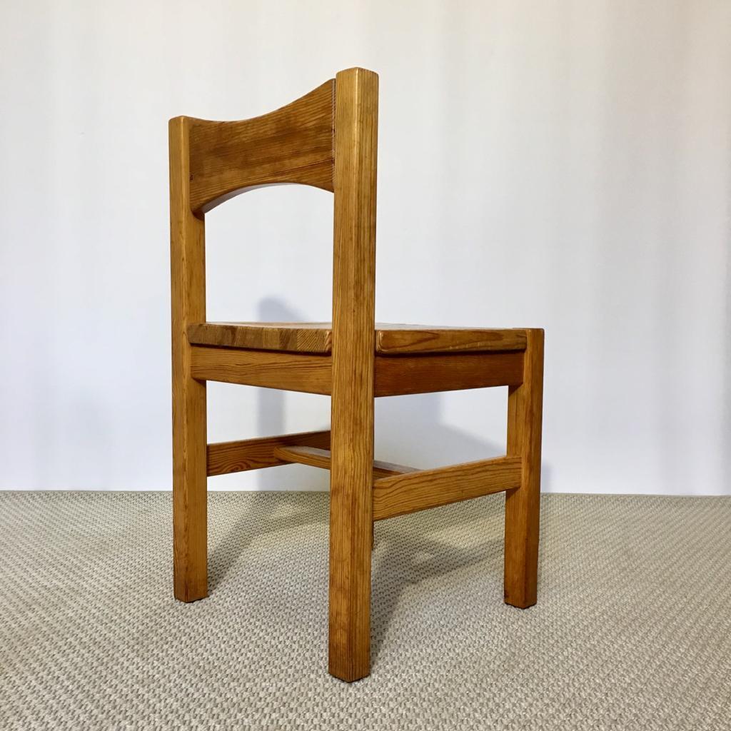 Mid-20th Century Midcentury Pine Chair by Ilmari Tapiovaara for Laukaan Puu Oy, Finland, 1960s For Sale