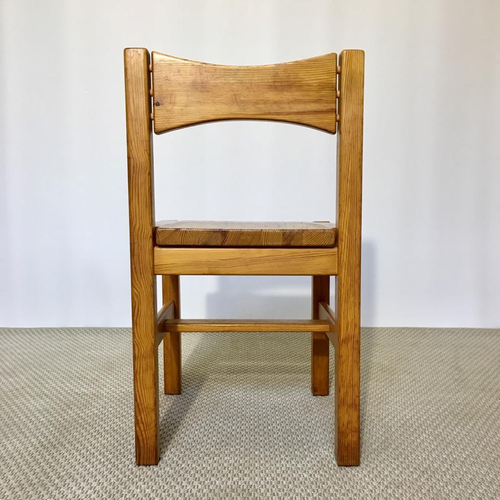 Midcentury Pine Chair by Ilmari Tapiovaara for Laukaan Puu Oy, Finland, 1960s For Sale 1