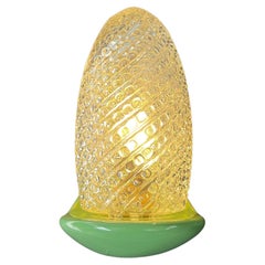 Mid-Century Pine Cone Bubble Glass Sconce, Wall Lamp Mint Base, 1970s, Germany