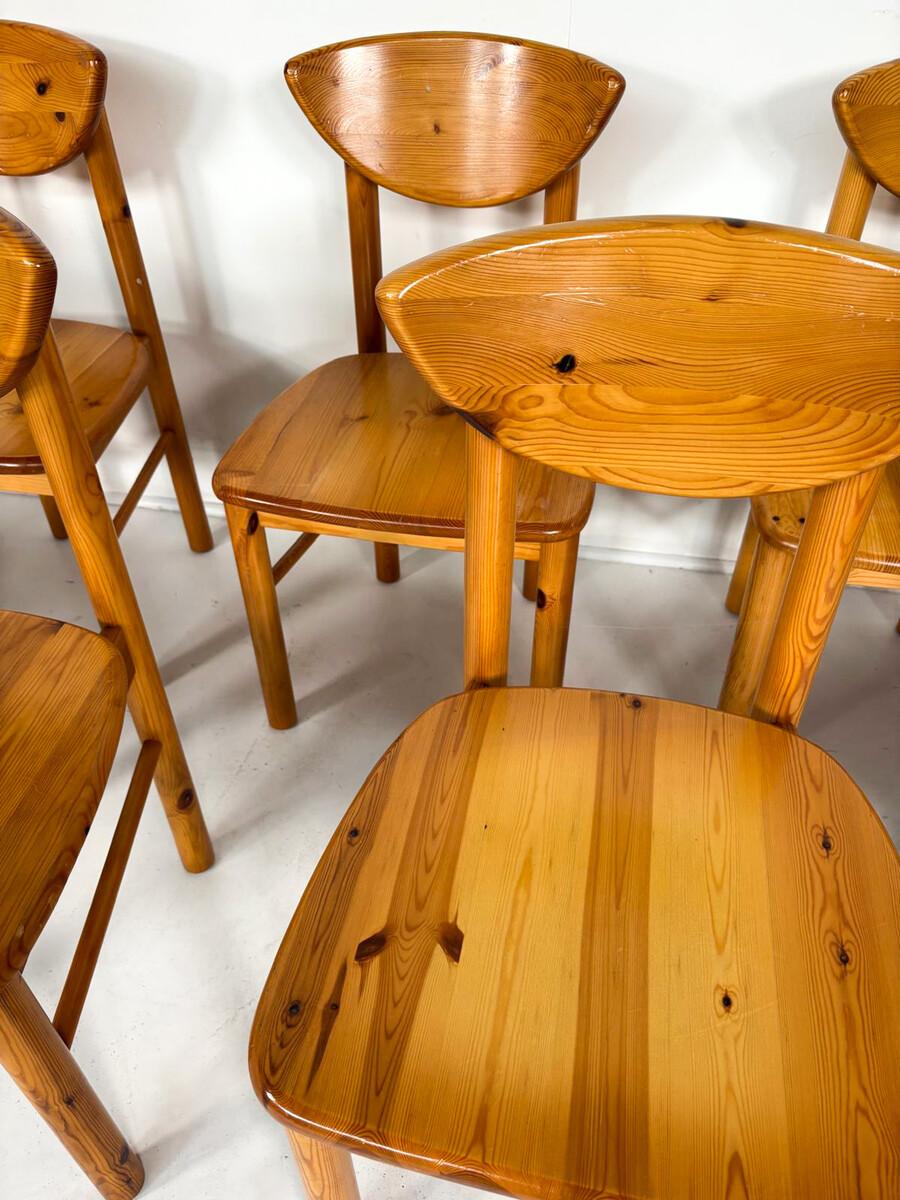 XX secolo Sedie da pranzo in pino di metà secolo di Rainer Daumiller, Danimarca, anni '70 in vendita
