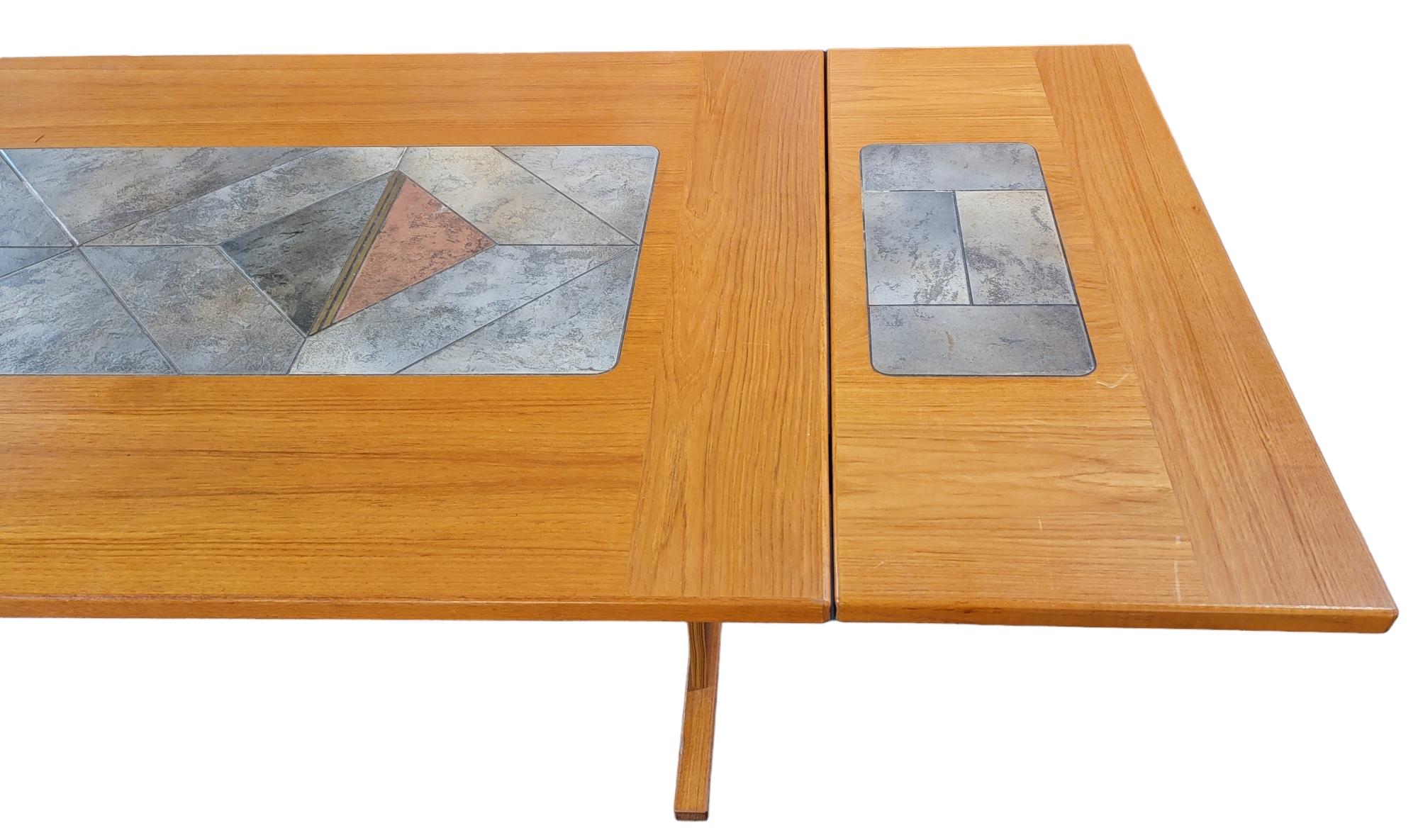 Adirondack Table à feuilles tombantes en pin du milieu du siècle par Gangso Mobler en vente