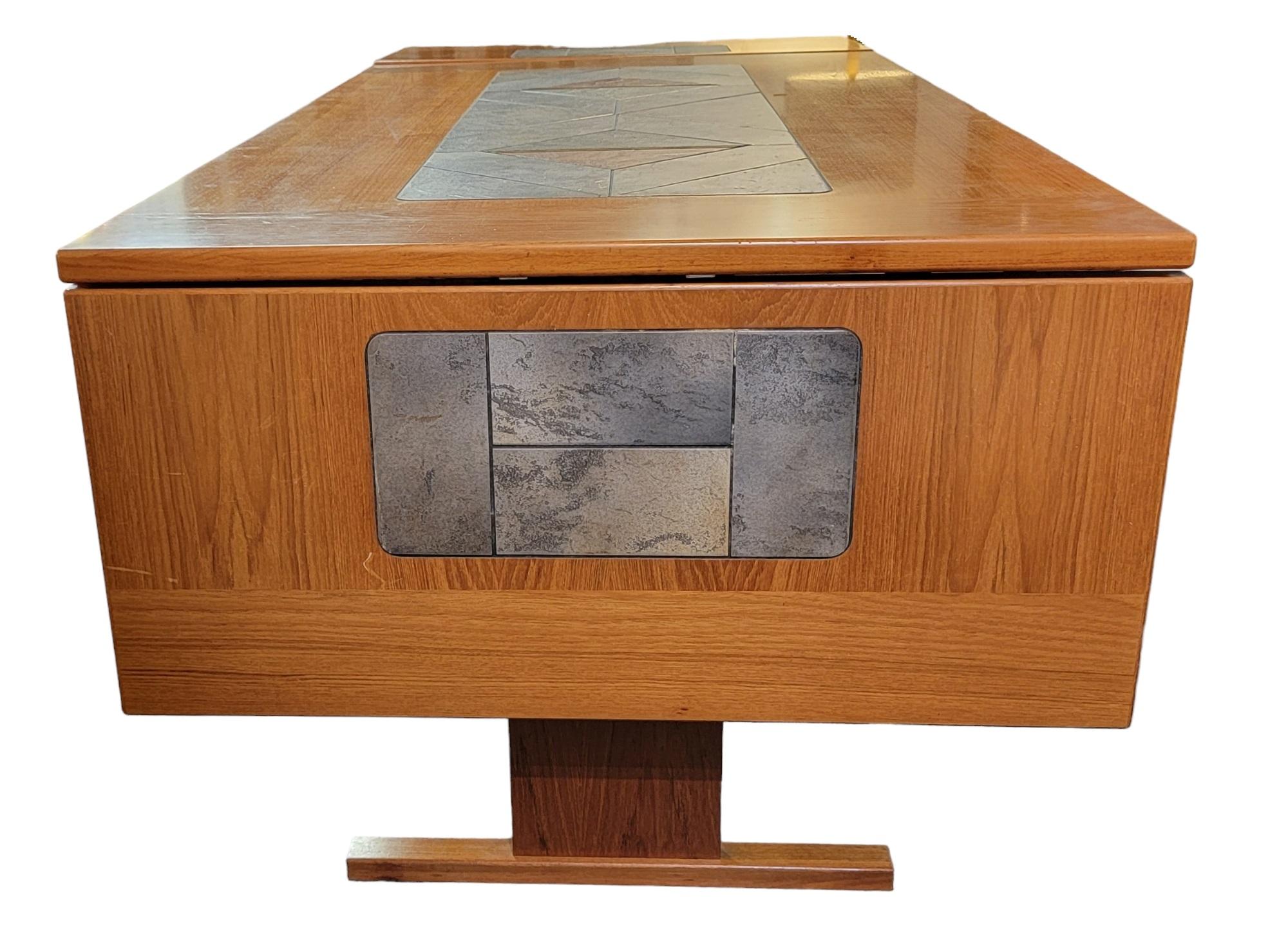 Fin du 20e siècle Table à feuilles tombantes en pin du milieu du siècle par Gangso Mobler en vente