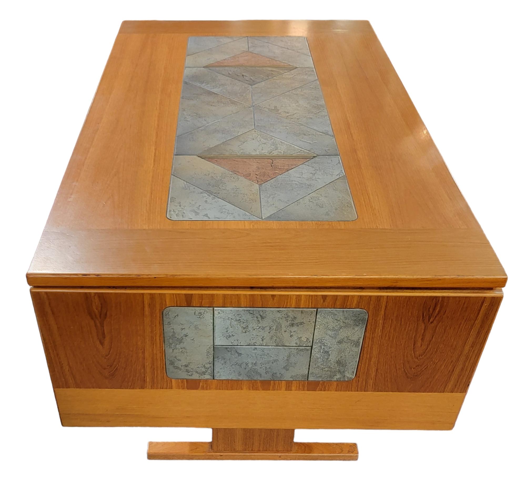 Table à feuilles tombantes en pin du milieu du siècle par Gangso Mobler en vente 2