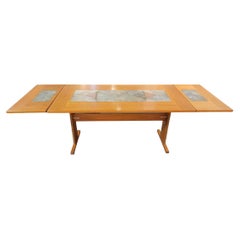 Retro Mid Century Pine Drop Leaf Table by Gangso Mobler