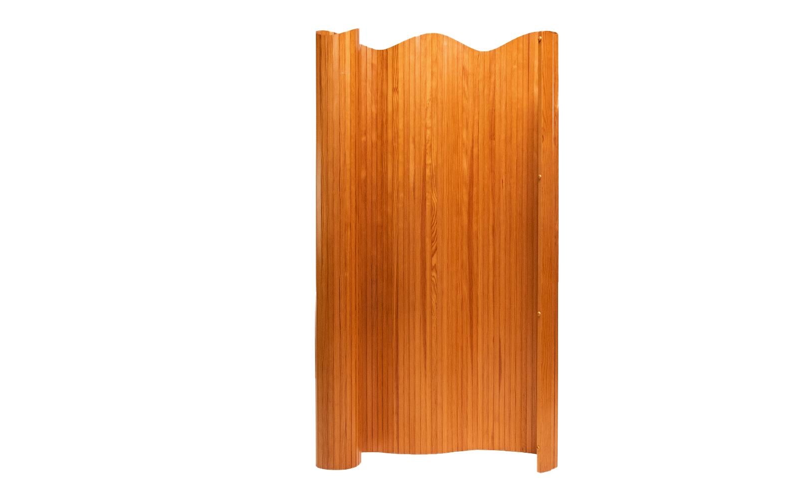 20th Century Mid Century Pine French Room Divider Screen