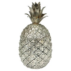 Retro Mid Century Pineapple Ice Bucket by Mauro Manetti c1960