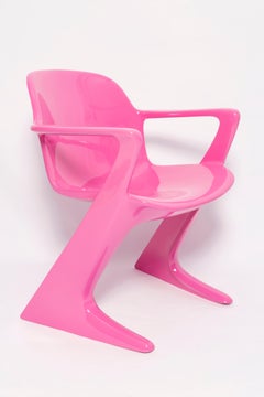 Mid Century Pink Kangaroo Chair Designed by Ernst Moeckl, Germany, 1968