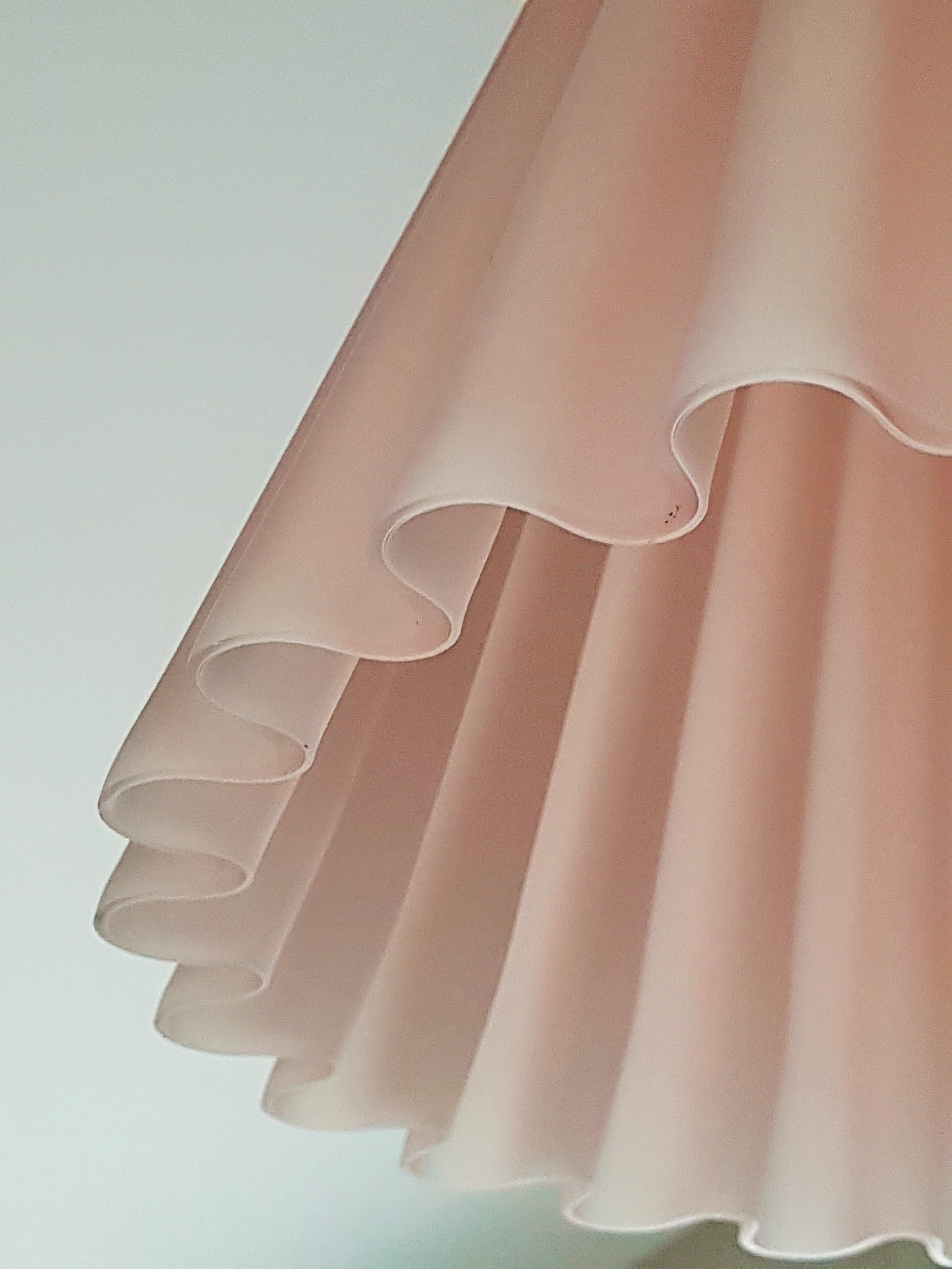 Mid-Century Pink Post Modern Murano Glass Pendant Chandelier, Italy 1980 10