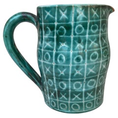 Retro Midcentury Pitcher Robert Picault Vallauris