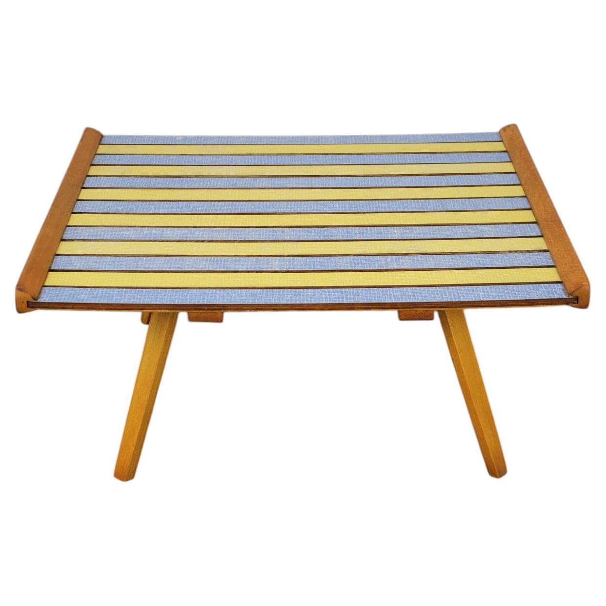 Mid-Century Plant Stand or Side Table, Czechoslovakia, 1970s For Sale
