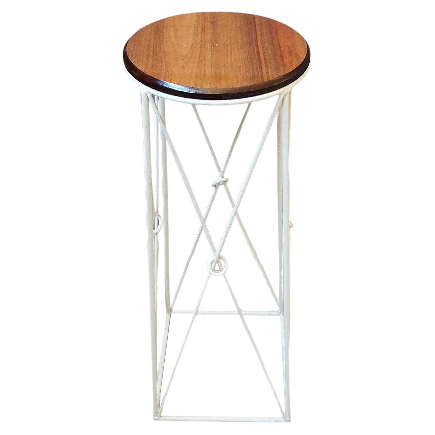 Portapiante Mid-Century Stringa in metallo e Wood