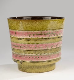 Mid-Century Planter - Italian Ceramic - Attributed to Aldo Londi - Bitossi Style