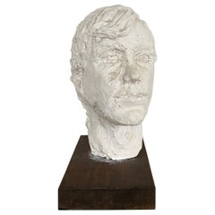 Mid Century Plaster Bust