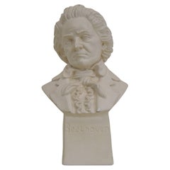 Mid-Century Plaster Bust/Sculpture of Ludwig Van Beethoven, circa 1950