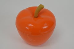 Mid-Century Plastic Box, Apple, 1970's