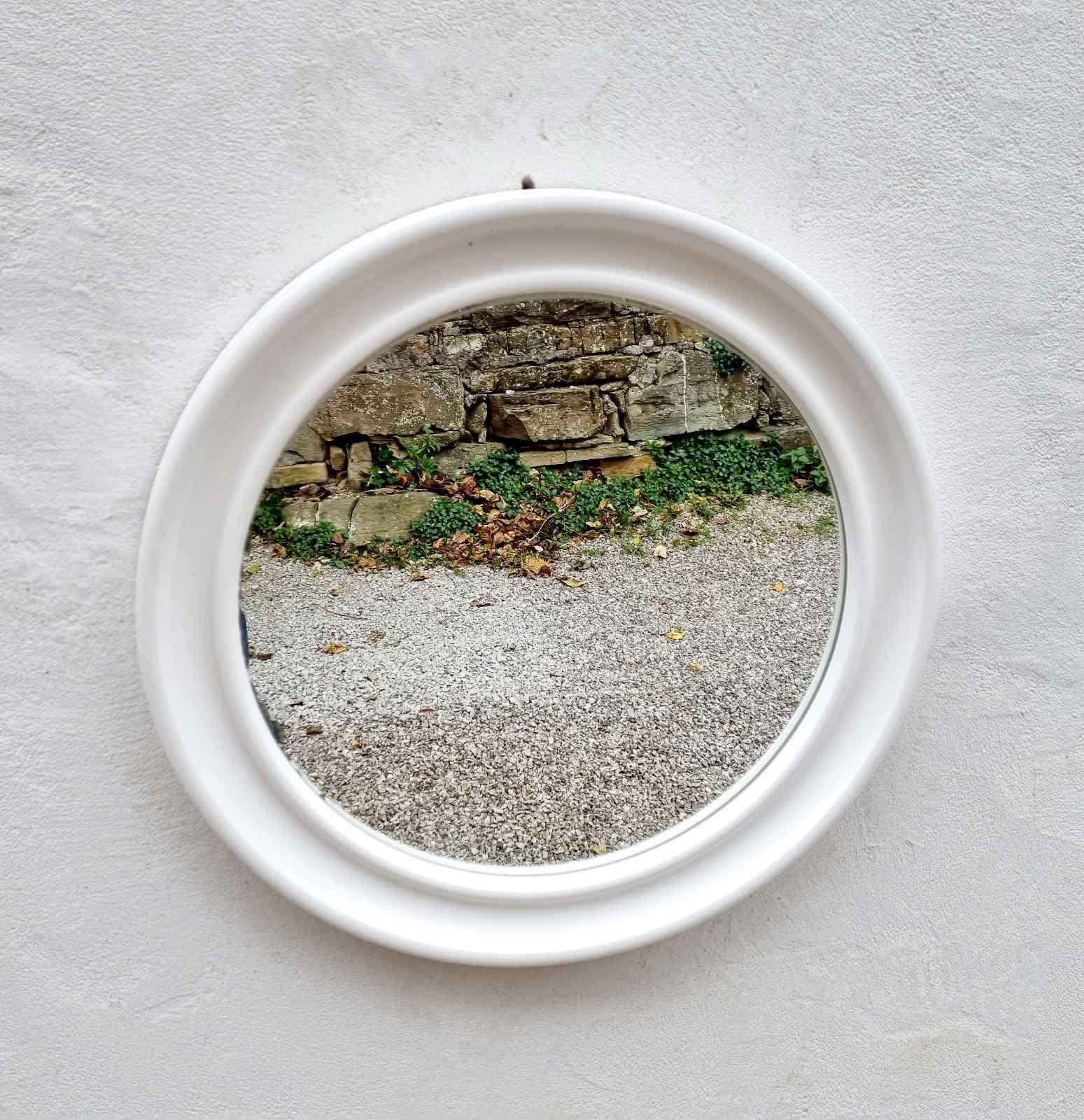 Metà XX secolo Specchio in plastica di Carrara & Matta, America Brevettato, Italia, anni '70 in vendita