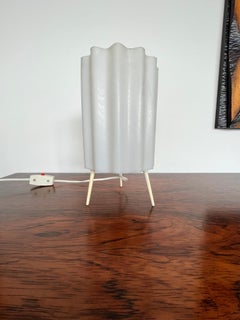Midcentury Plastic Space Age Table Lamp Rocket, 1970s