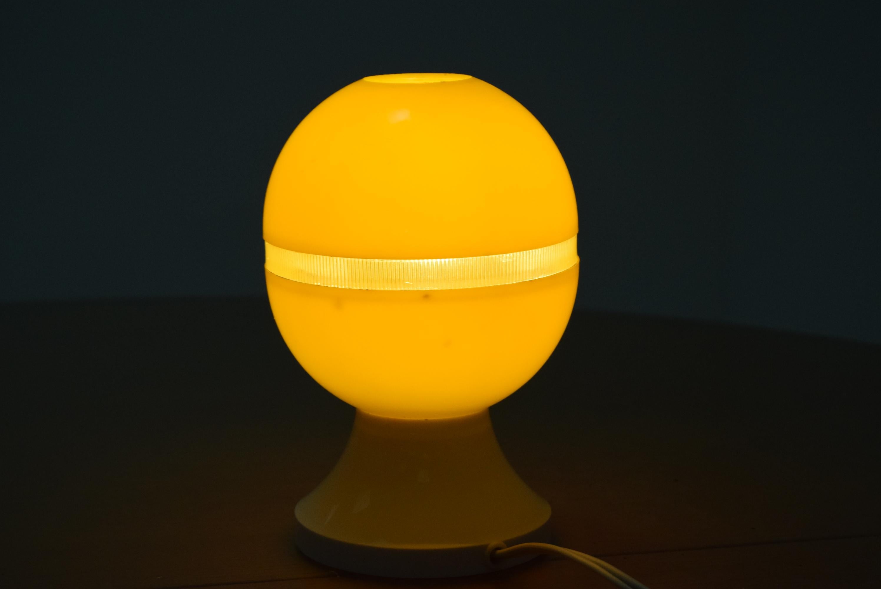 Late 20th Century Midcentury Plastic Table Lamp, 1970s