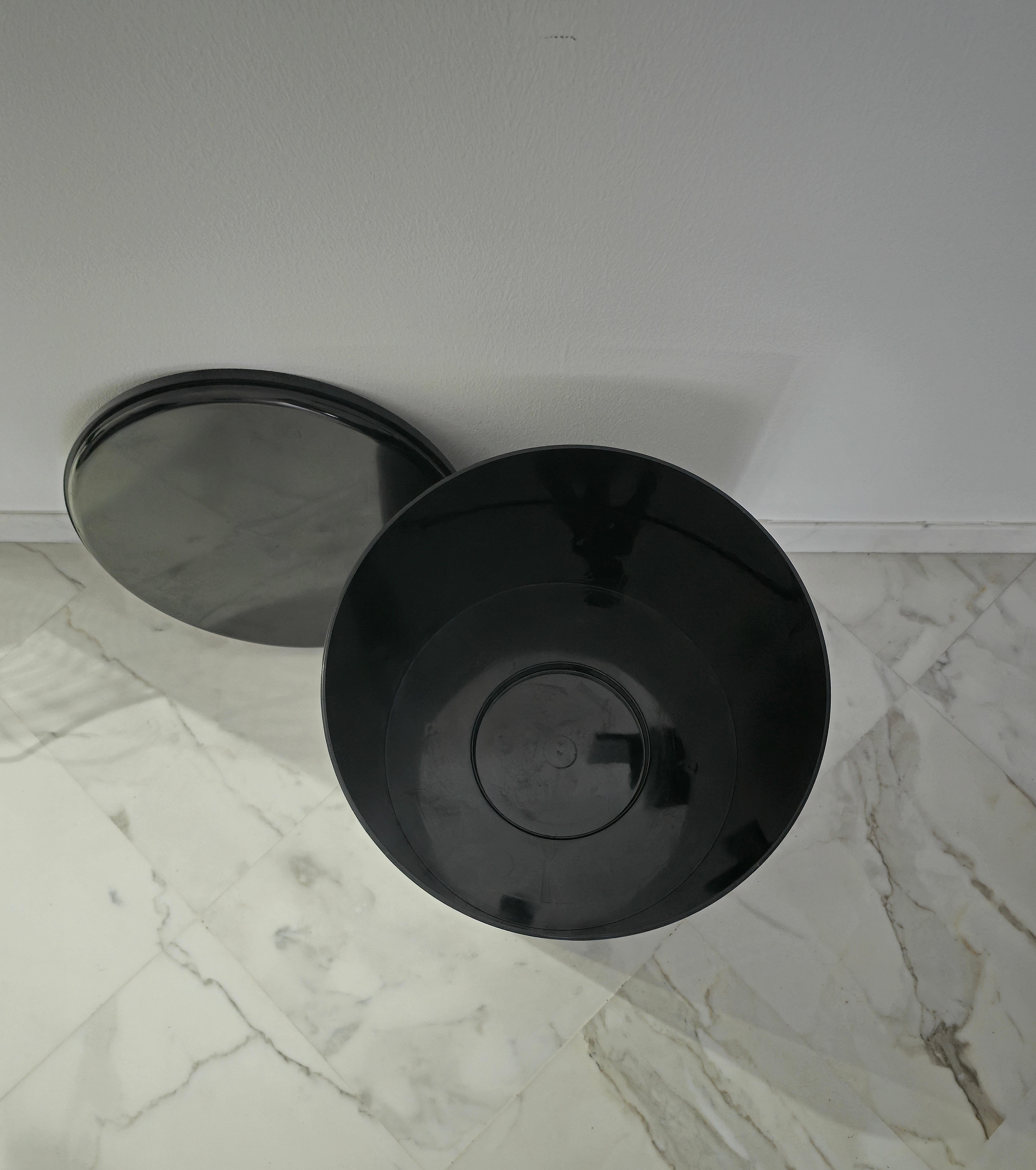 Mid-Century Modern Mid-Century Plastic Trolley Bar Container Table by Marcello Siard for Longato For Sale