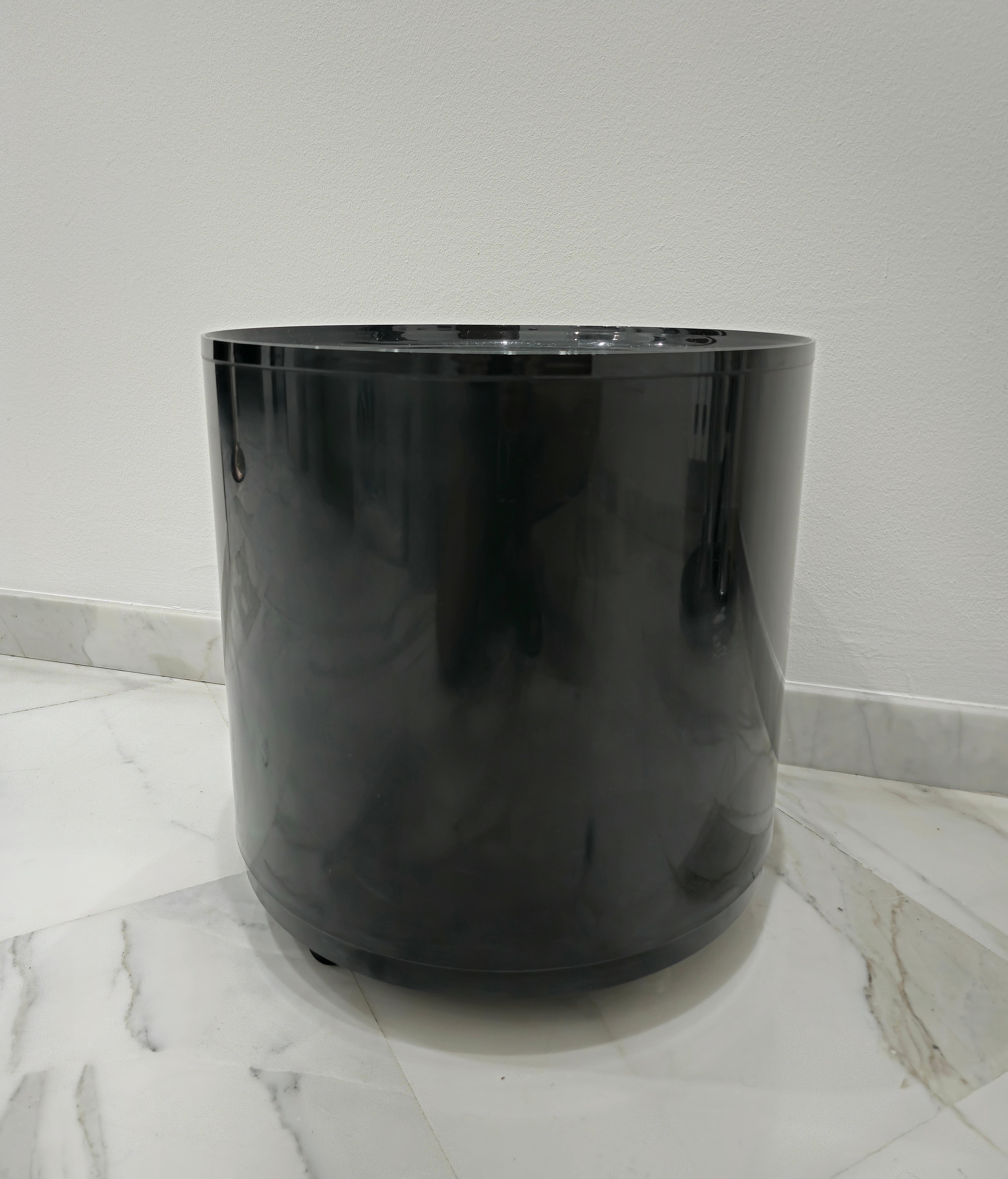 Mid-Century Plastic Trolley Bar Container Table by Marcello Siard for Longato For Sale 1
