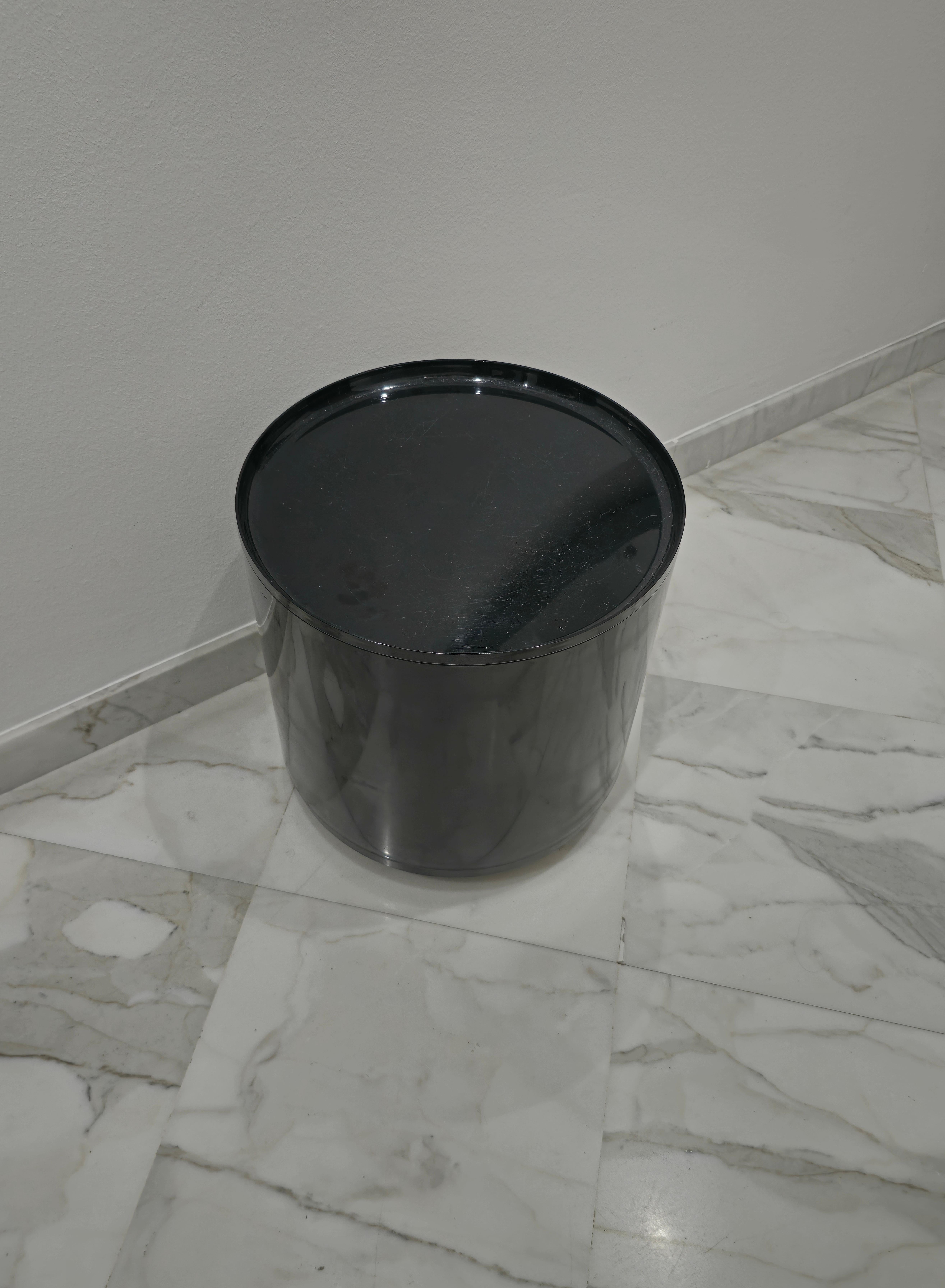 Mid-Century Plastic Trolley Bar Container Table by Marcello Siard for Longato For Sale 2